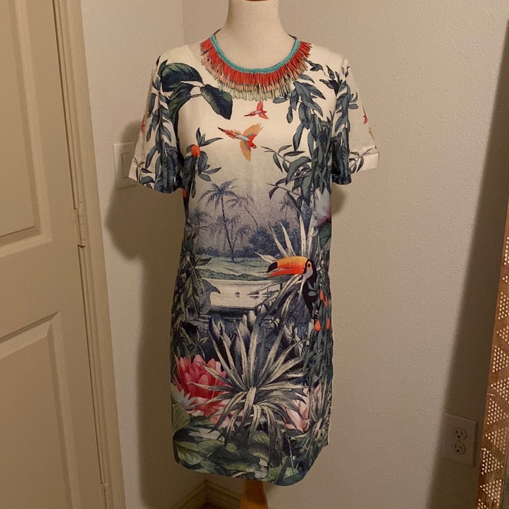 H&M Concious Collection Jungle dress